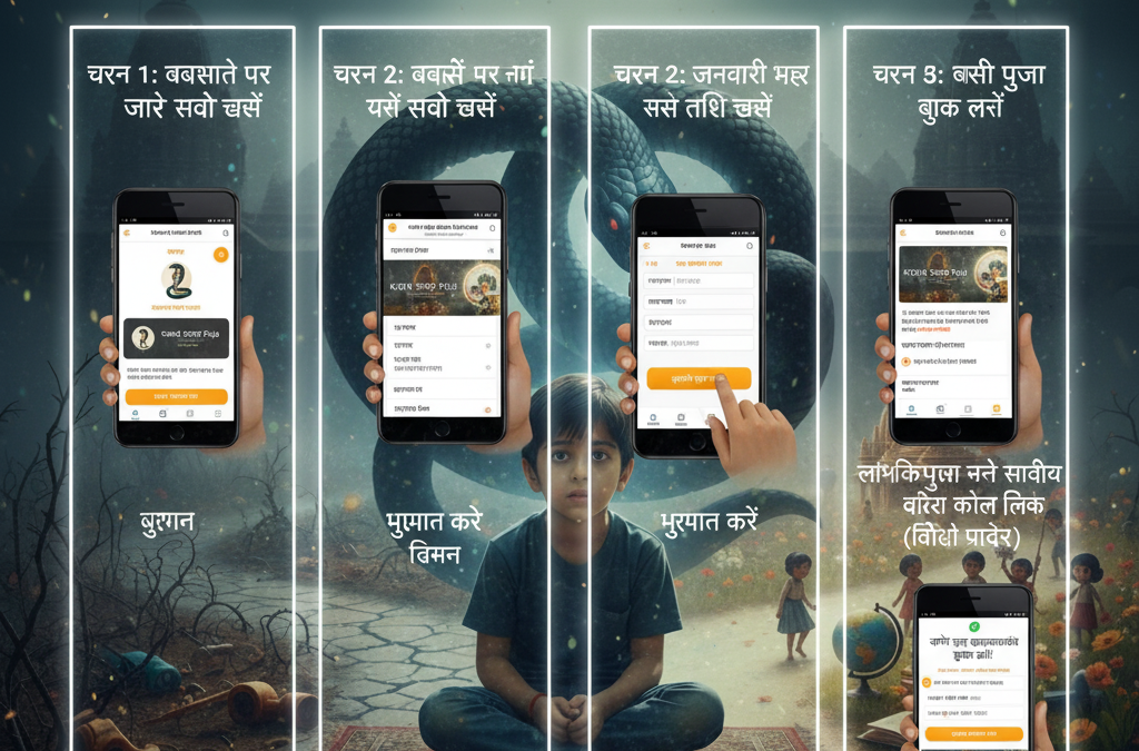 काल सर्प दोष पूजा ऑनलाइन कैसे बुक करें-चरण-दर-चरण प्रक्रिया