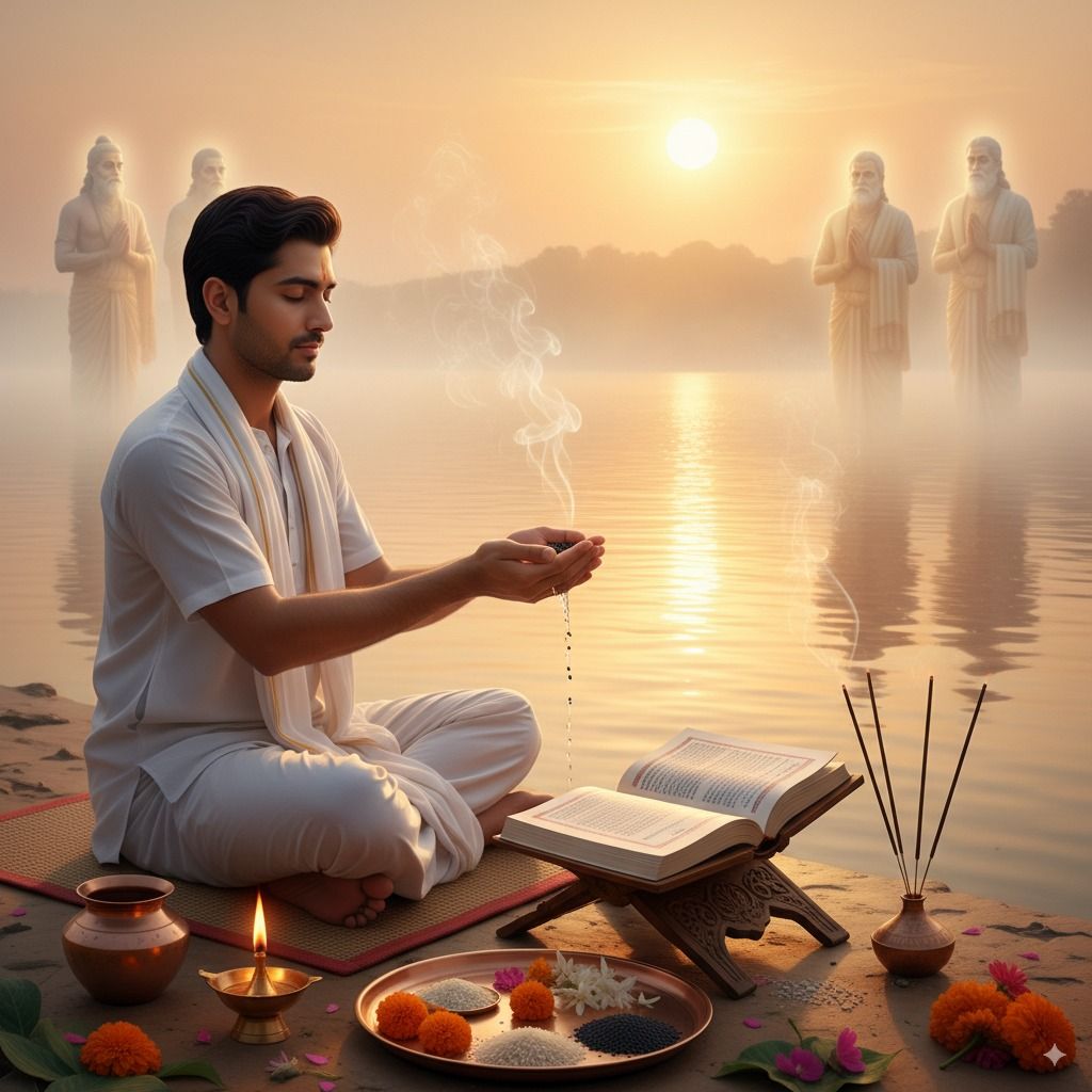 घर पर पितृ दोष पूजा कैसे करें?