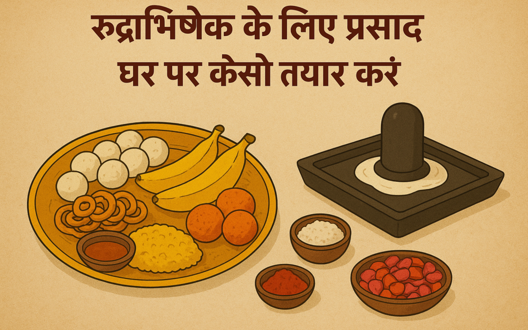 रुद्राभिषेक के लिए प्रसाद घर पर कैसे तैयार करें