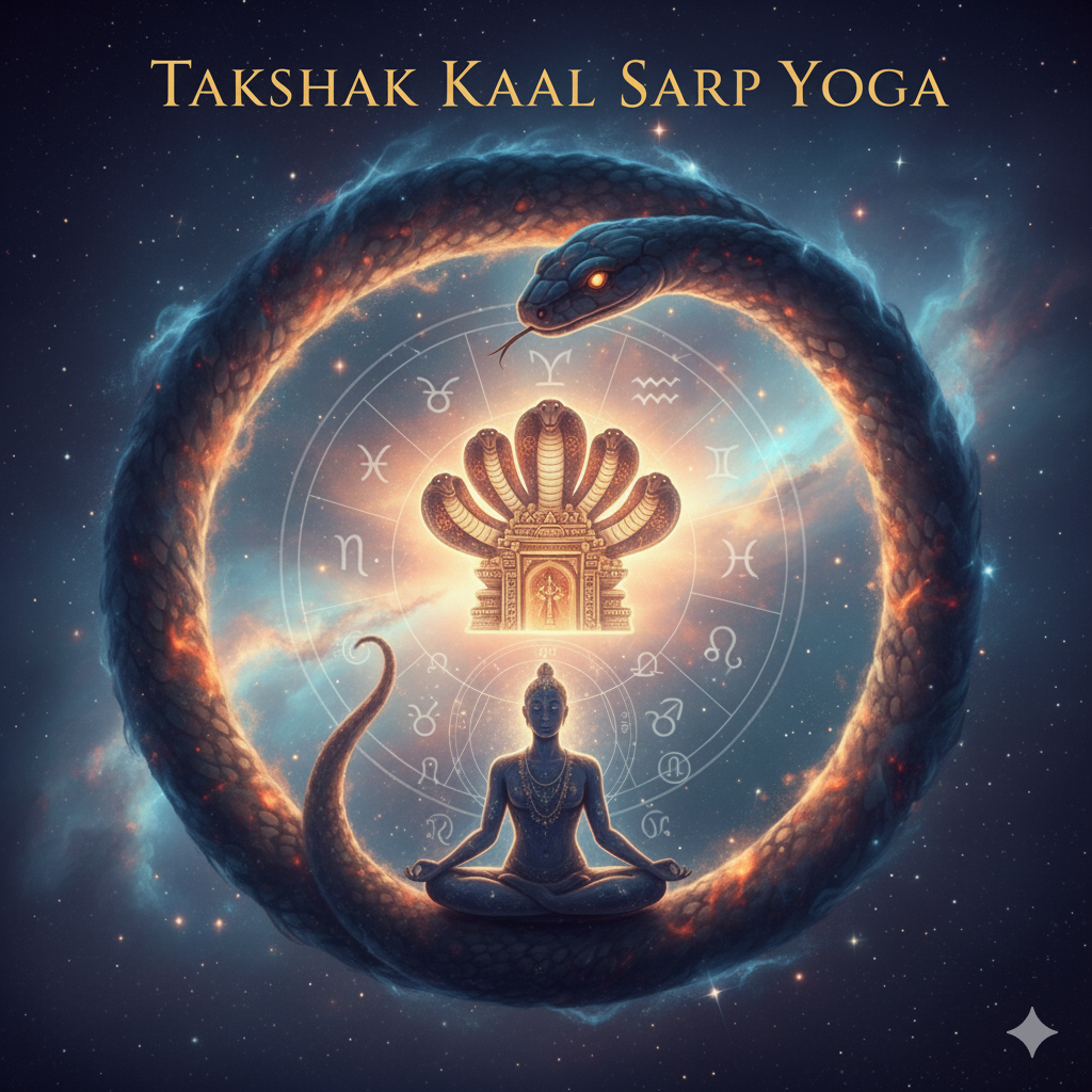 Takshak Kaal Sarp Yoga: Meaning, Effects, Remedies & Complete Guide